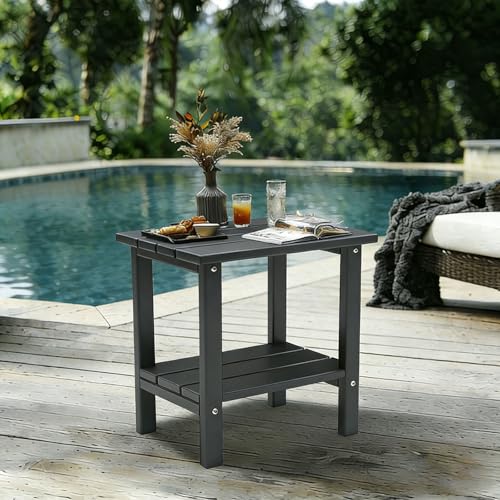 Adirondack Outdoor Side Table (Grey)