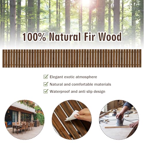 12FT Wooden Garden Pathway