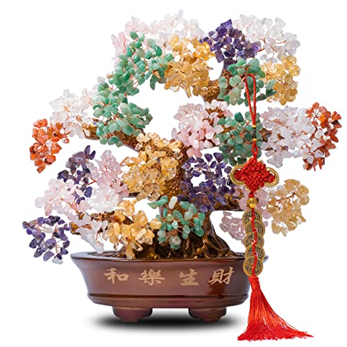 Natural Large Chakra Crystal Tree14 (Multicolor)
