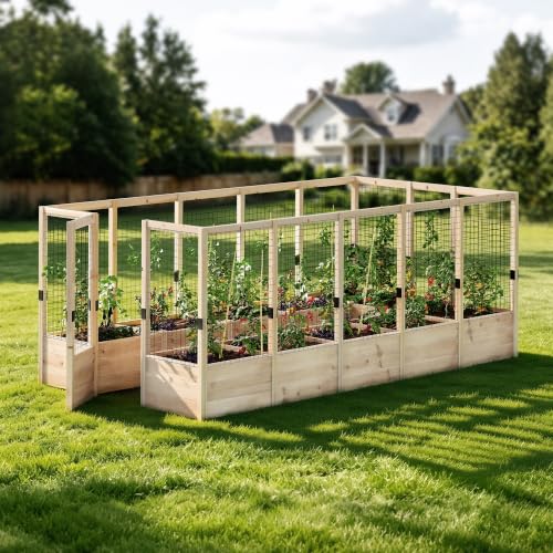 U Shape Raised Garden Bed (7.5x15x6 FT)