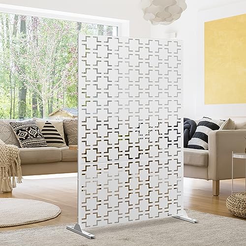 Metal Privacy Screen Outdoor 72" H×47" W