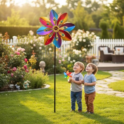 13" Metal Wind Spinner Outdoor (Red)
