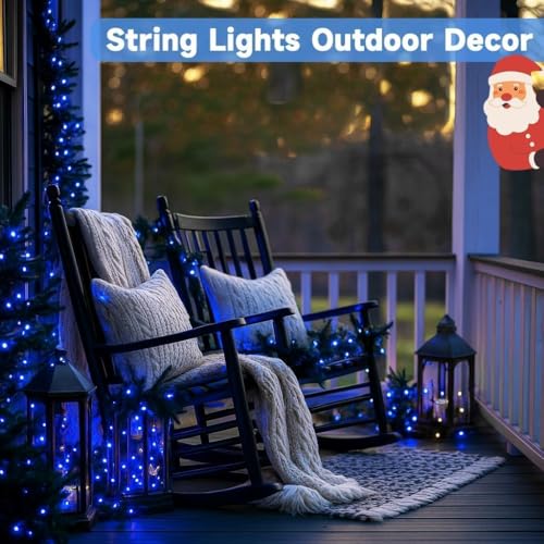 Solar Fairy Lights (Blue / 4 Pack-400LED)
