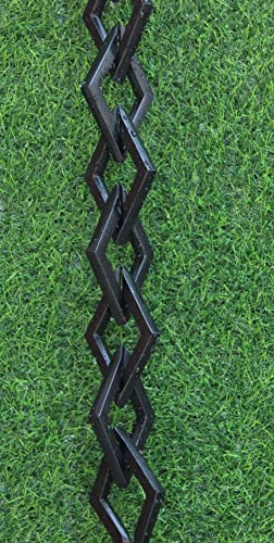KAM Home Diamond Links Rain Chain with Installation Kit
