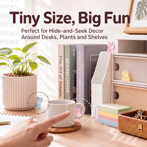 Mini Resin Frog Figures to Hide (Frogs)