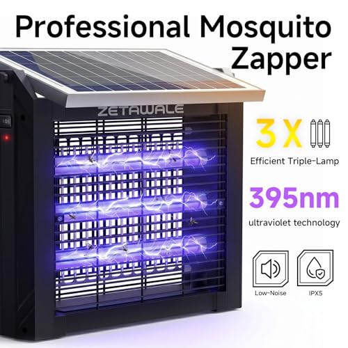 Solar Powered Bug Zapper Outdoor