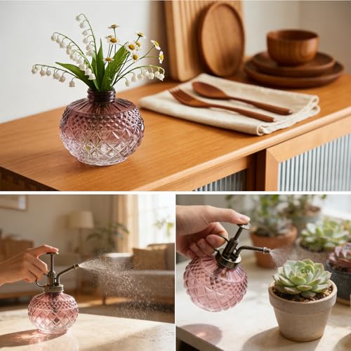 Plant Mister Spray Bottle (D-brown Transparent Gradient)