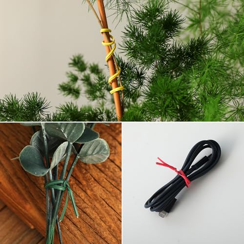 300 Pcs 6 inch Red Plastic Twist Ties