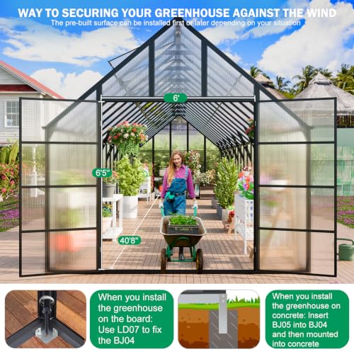 10x40 FT Greenhouse for Outdoors