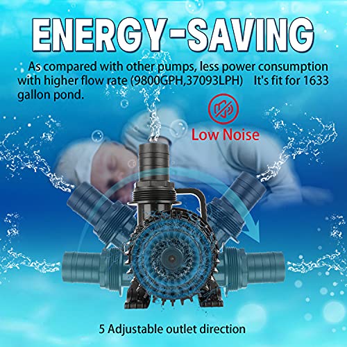 350W 7000 GPH Pond Pump