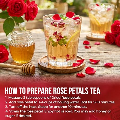 Premium 4oz Dried Rose Petals (4oz)