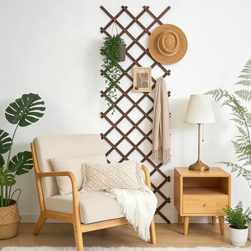Plant Trellis Outdoor (Brown-4PC / 38" x 89")