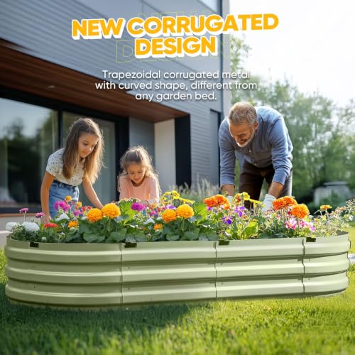 Raised Garden Bed Quick (Olive Green / 74X36X12 in)