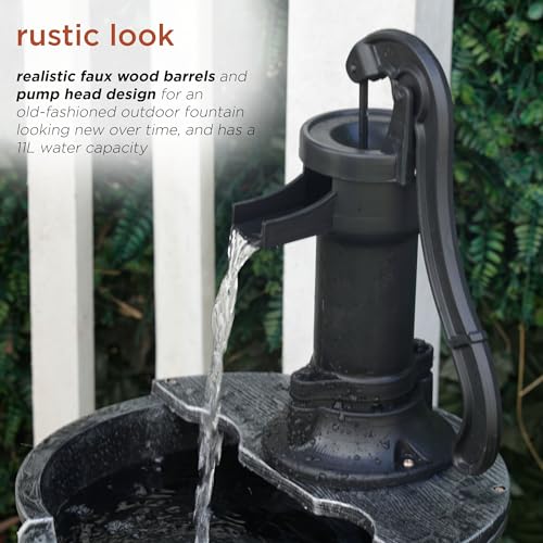 27" Tall Rustic Outdoor 2 (Gray Finish)