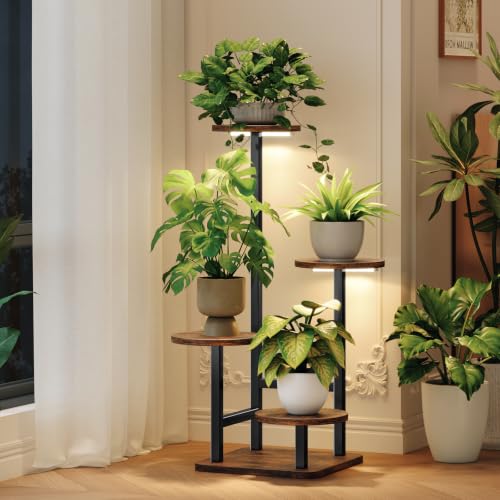 Plant Stand Indoor with Grow Light