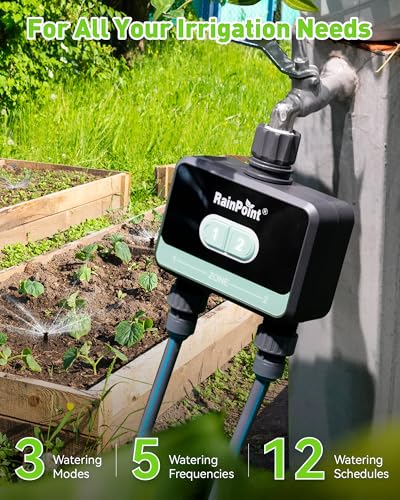 WiFi Water Timer for Garden Hose (Blue)