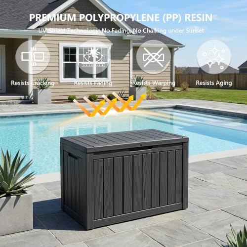 Outdoor Storage Box (Black / 50 Gallon 3.0)
