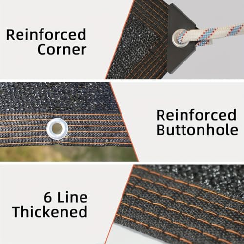 Shade Cloth for Garden 10 * 20FT (black / 10*20FT)