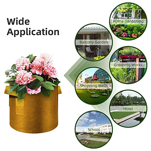 7 Gallon Nonwoven Fabric Planter Bags (12 Count)