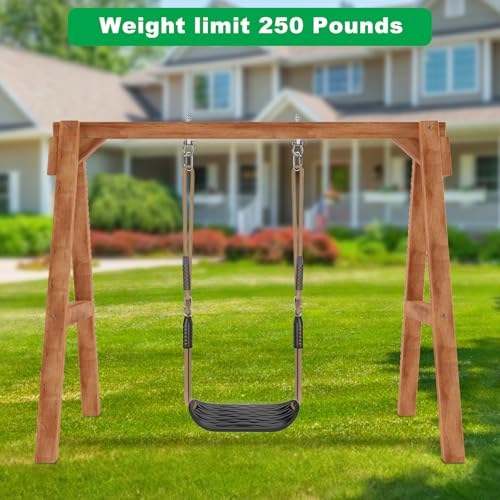 Black Heavy Duty Swing Seat Non (Black U-shape Swing (2 Pack))