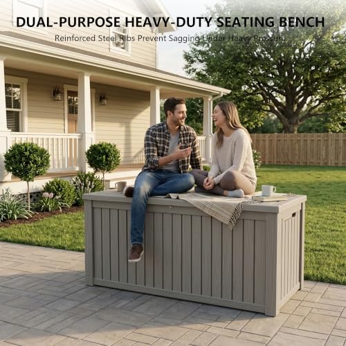 Outdoor Storage Box (Grey / 200 Gallon 3.0)