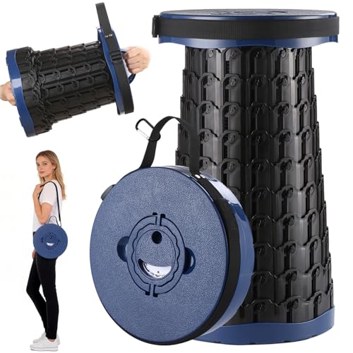 18 in Collapsible Stool (Navy)