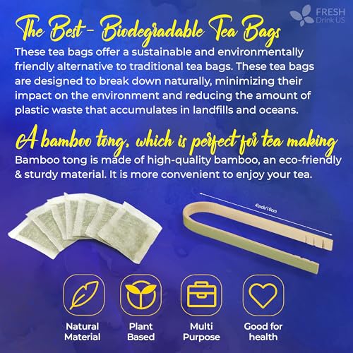 Premium 75 Bags Butterfly Pea Flowers (75 TEA BAGS)