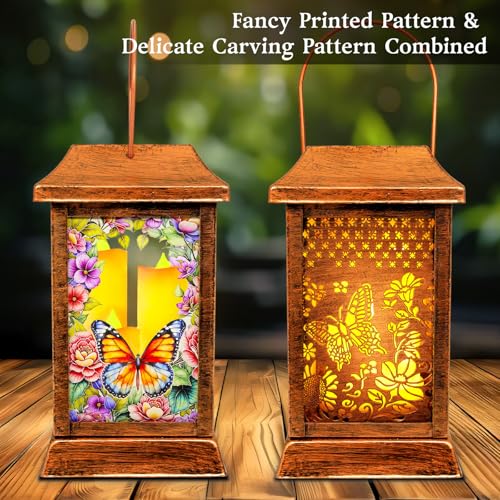 Butterfly Solar Lanterns Outdoor Hanging Lights (Butterfly)
