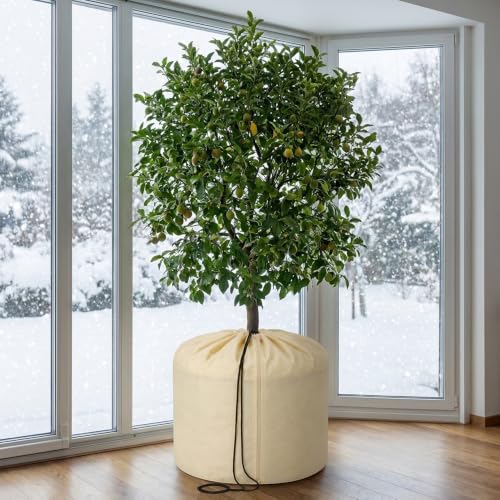 2 Pack Plant Winter Protection Pot Cover (L-2pcs)