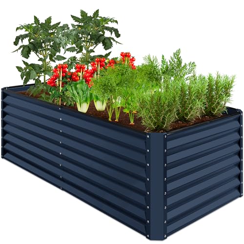 6x3x2ft Outdoor Metal Raised Garden Bed