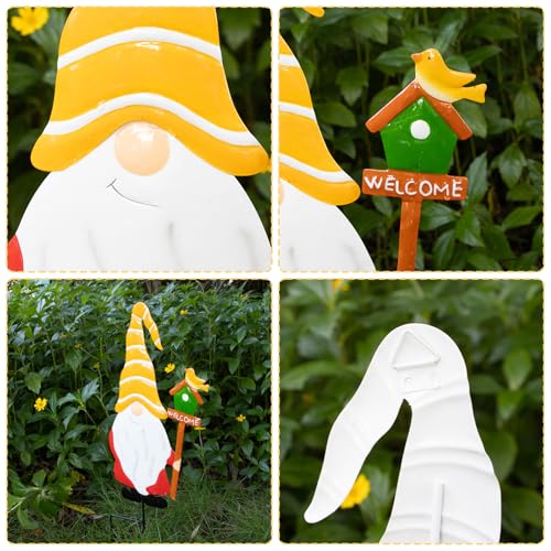 Garden Gnome Decorative Stake (Gnomes（yellow）)