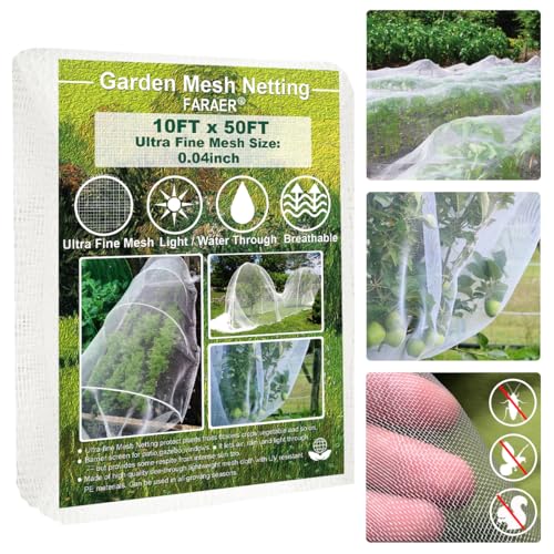 Garden Pest Netting (10x50ft Reinforced Netting)
