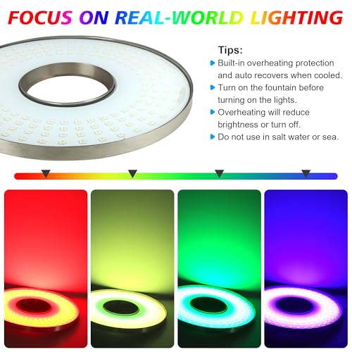Pond Fountain Aerator Lights (Rgbw)