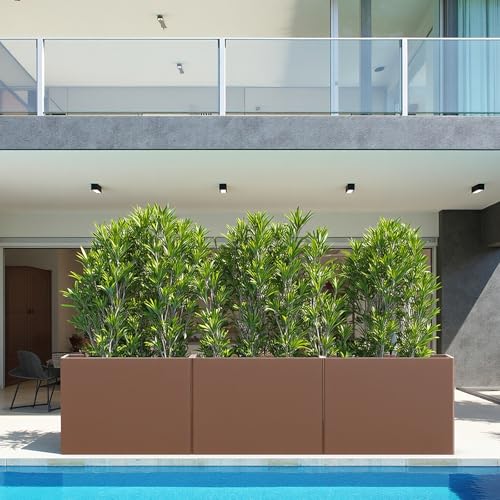 Metal Planter with Powder Coating (Pb32x12x24-terracotta)