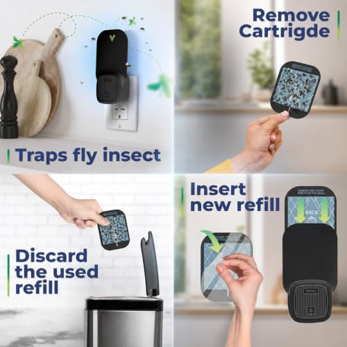 Official Refill Fruit Fly Traps Indoor (10 Count)