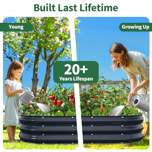 Raised Garden Bed (Midnight Blue / 4x2x1FT)