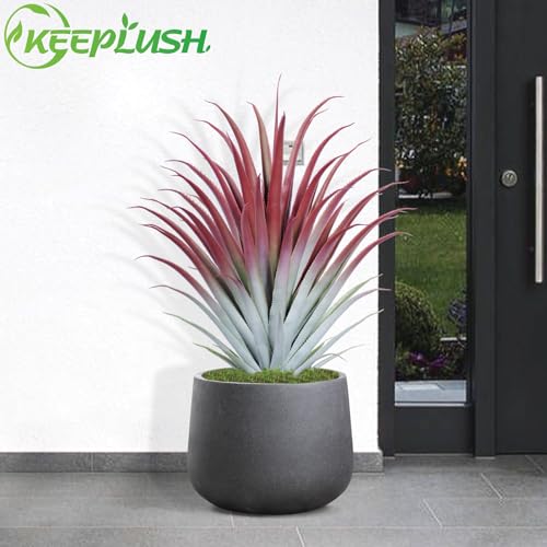 2ft Fake Spiked Agave Plant (2 Count)