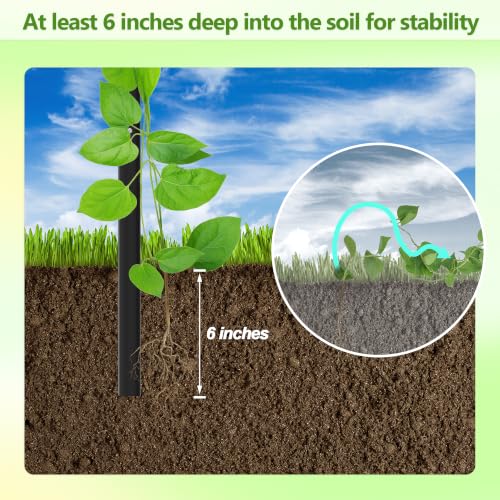 Metal Garden Arch Trellis for Climbing Plants 94.5" H x 55" W (94.5" H x 55" W*14.5"L)