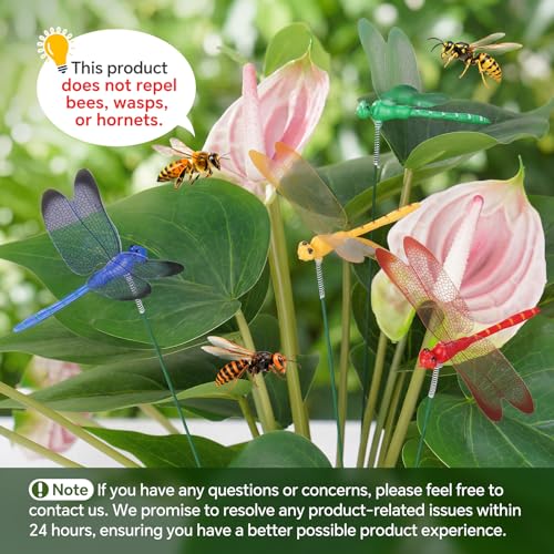 12 Pack 3D Dragonfly Clips (Mixed Color)