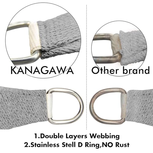 16'x20' Sun Shade Sail Gray Curved Rectangle Customizable (Gray / 16'X20' custom)