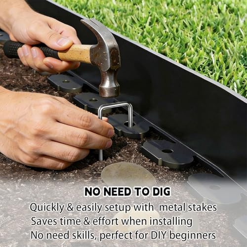 66Ft 3IN Landscape Edging (Black / 3IN x 66FT)