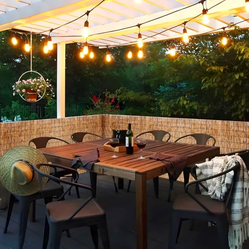 Natural Reed Fencing Rolls (3x10ft / Coffee)