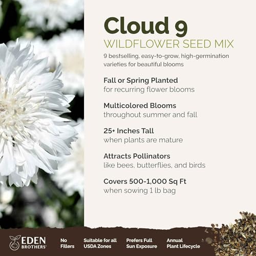 Cloud 9 Flower Mixed Seeds for Planting (1 Pound / Cloud 9)