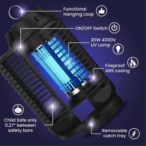 Bug Zapper Outdoor 4000V 20W (Outdoor Bug Zapper)