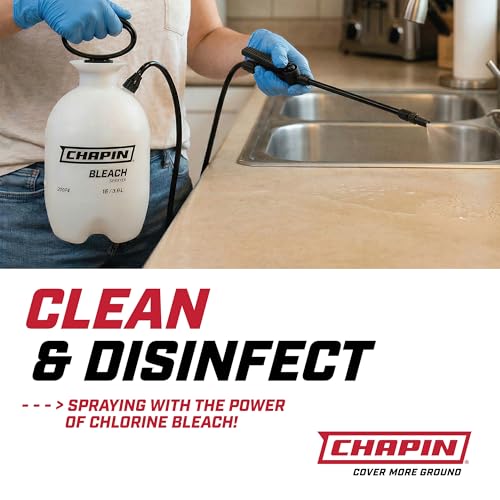 22074 2 Gallon Bleach Pump Sprayer for Cleaning & Disinfecting (2-Gallon)