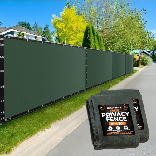 Privacy Fence Screen 8’ x 50’ (Green / 8' X 50')