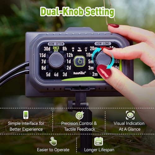 Compact Programmable Solar Automatic Plant Waterer Kit Work with Indoor Outdoor