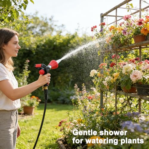 High Pressure Fireman's Spray Nozzle (Red)
