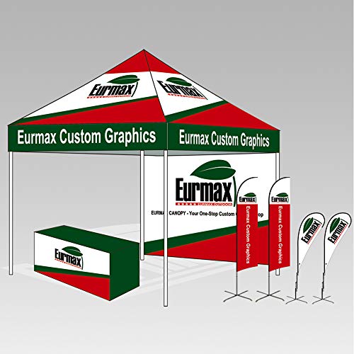 USA 10x10 Pop Up Canopy (Awning with Walls / blue)