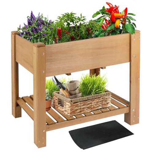 Raised Garden Bed with Legs (33.5" x 18" x 30")